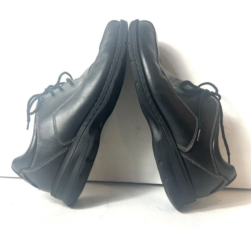 Dockers Mens Size 11 M Comfort Casual Black Leather Oxford Everyday Driving Shoe